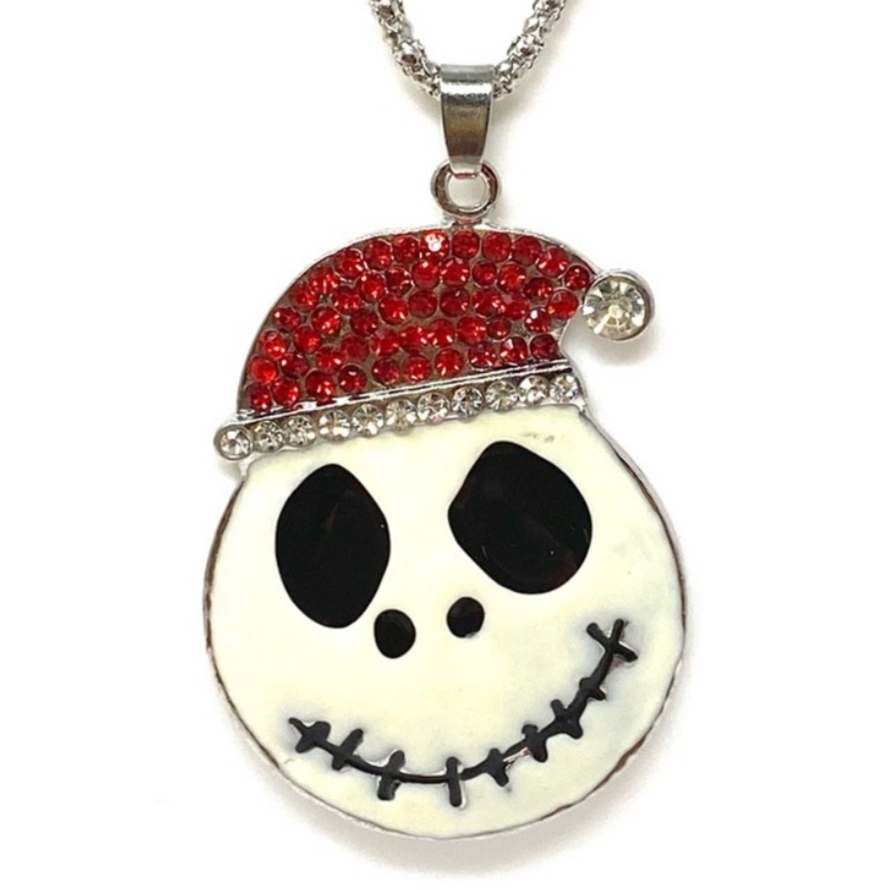 Authentic Betsey Johson Ghost Face Pendant Necklace.